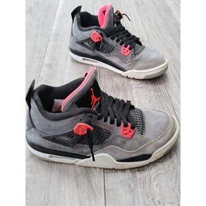 Nike Air Jordan 4 Retro (GS) Infrared Grey 408452-061‎ Youth Size 6.5Y